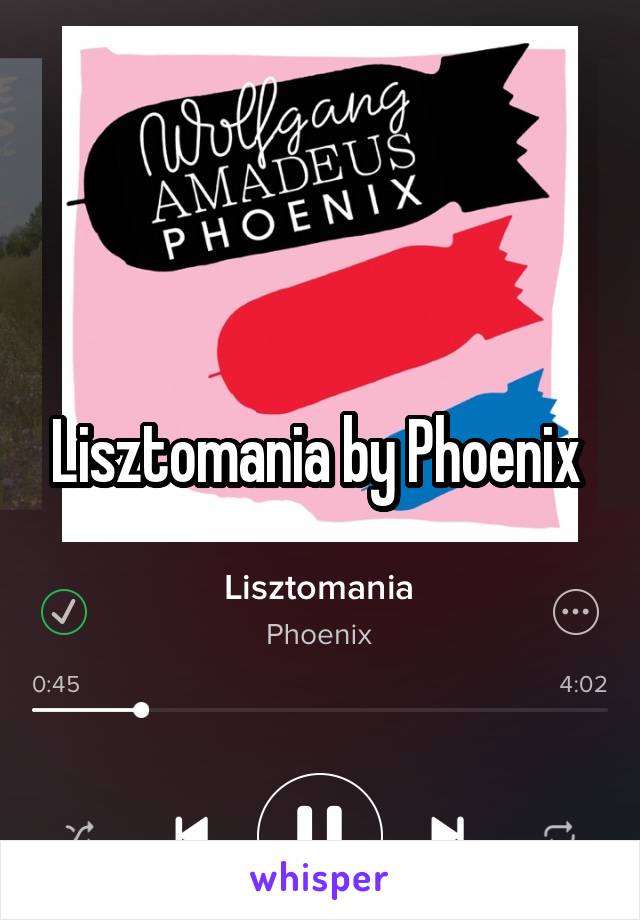 Lisztomania by Phoenix 