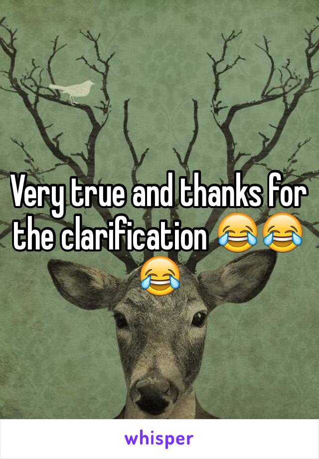 Very true and thanks for the clarification 😂😂😂