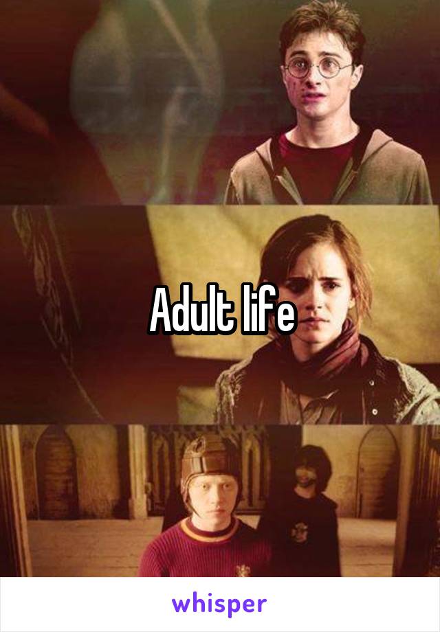 Adult life