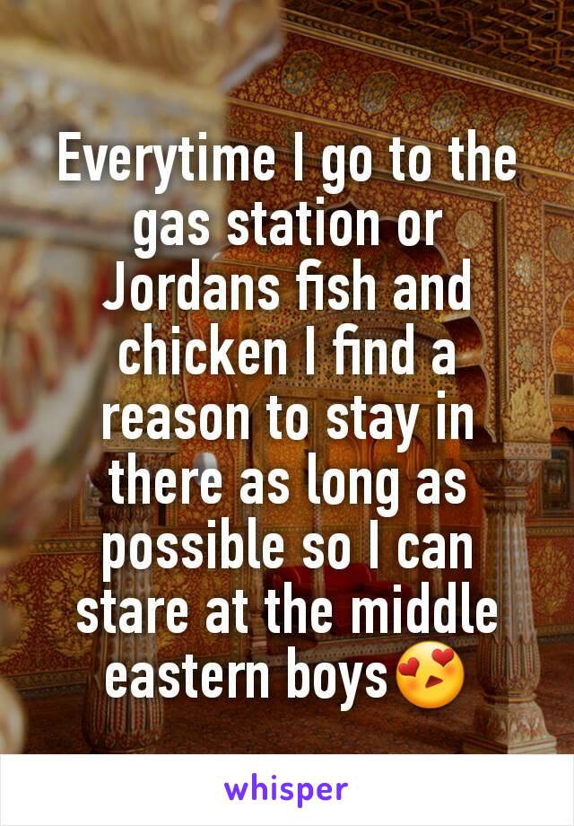 Everytime I go to the gas station or Jordans fish and chicken I find a reason to stay in there as long as possible so I can stare at the middle eastern boys😍