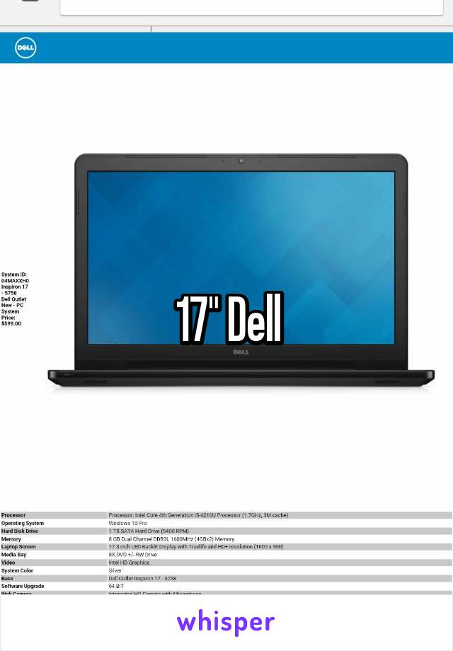 17" Dell