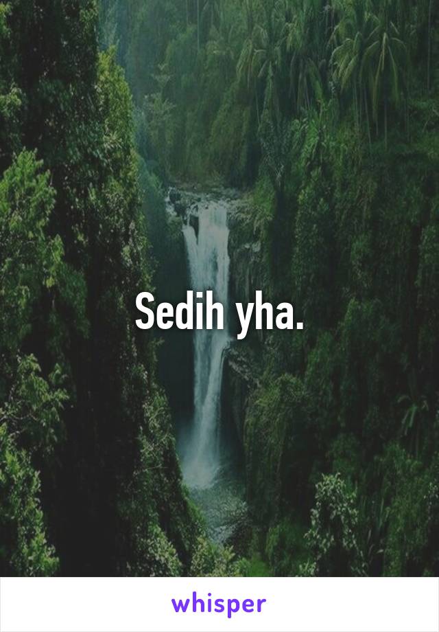 Sedih yha.