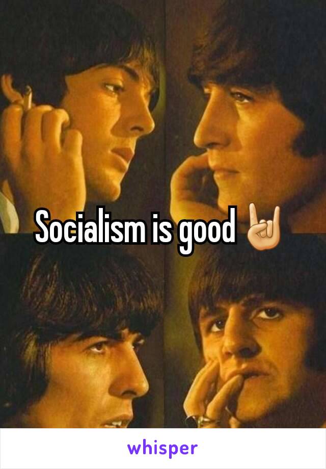 Socialism is good🤘