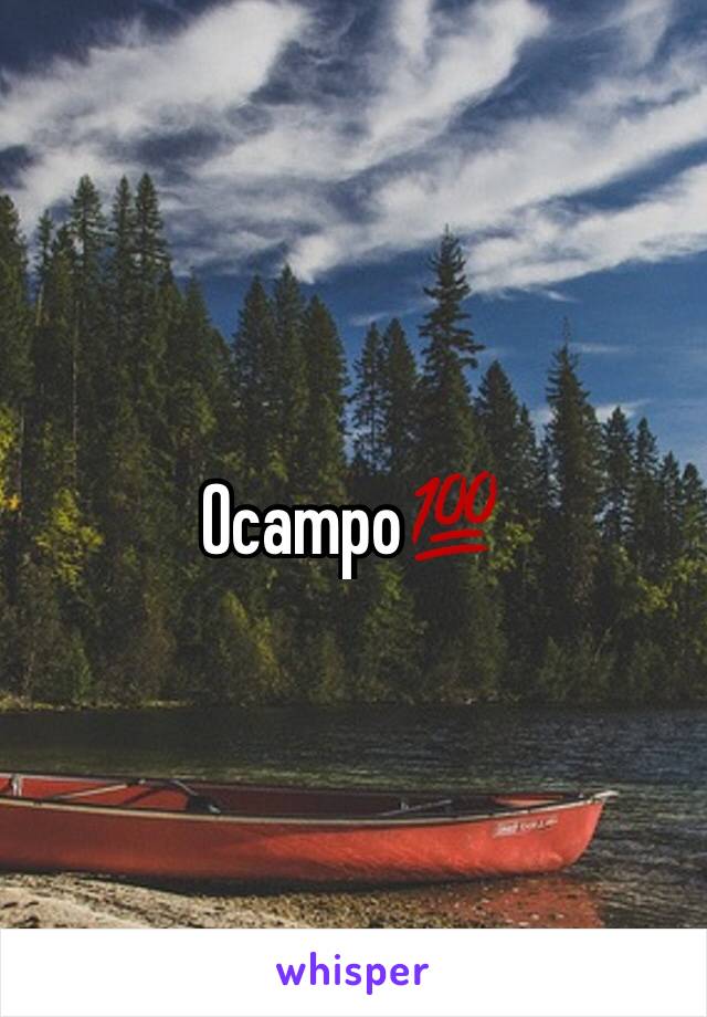 Ocampo💯