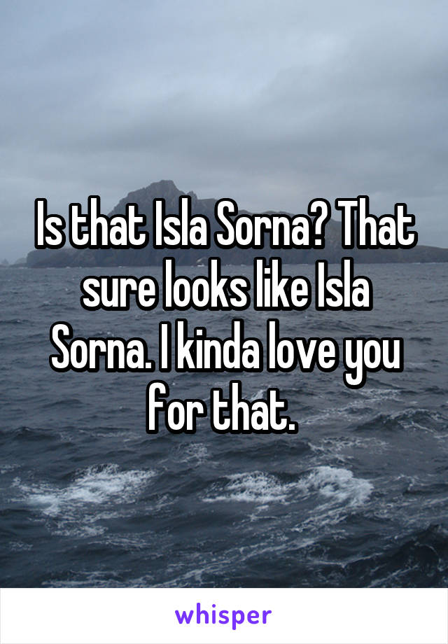 Is that Isla Sorna? That sure looks like Isla Sorna. I kinda love you for that. 