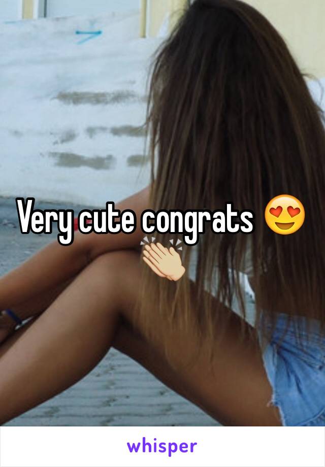 Very cute congrats 😍👏🏼