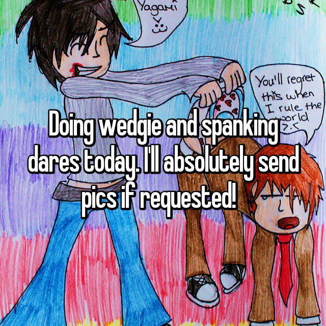 wedgie and spanking