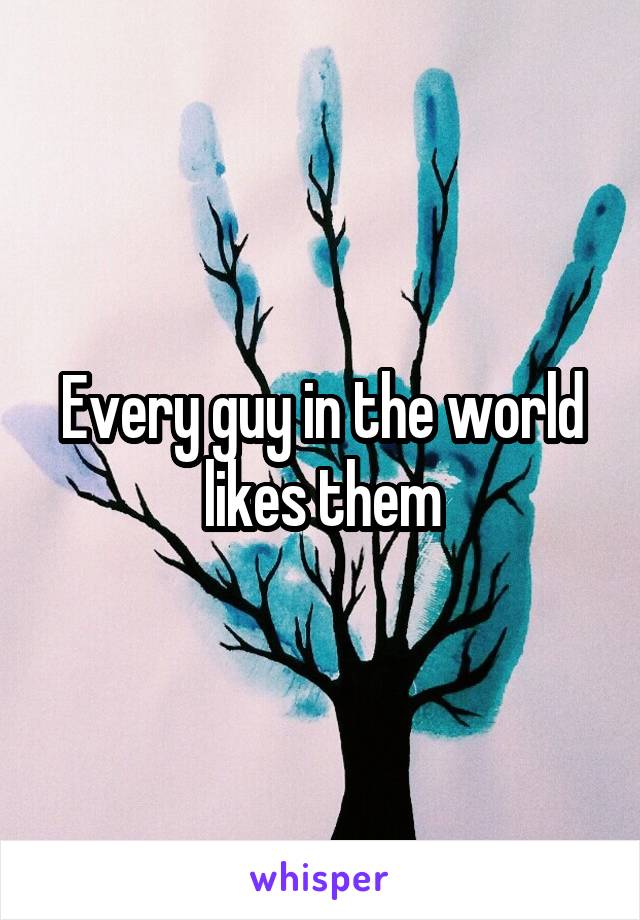 Every guy in the world likes them