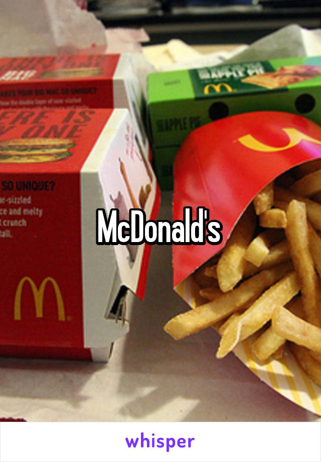 McDonald's 