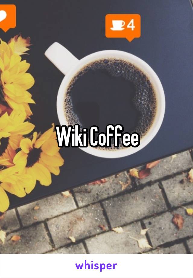 Wiki Coffee