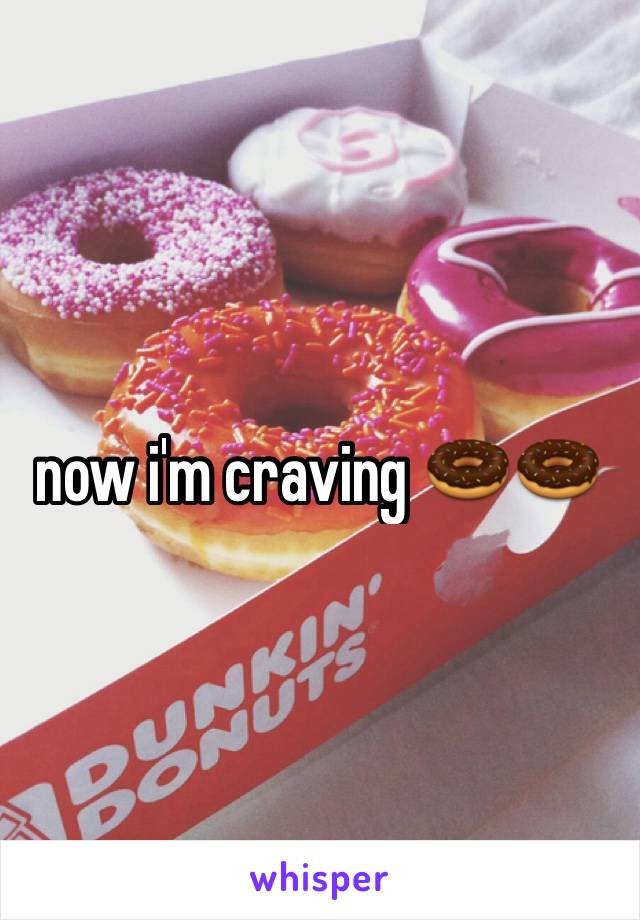 now i'm craving 🍩🍩