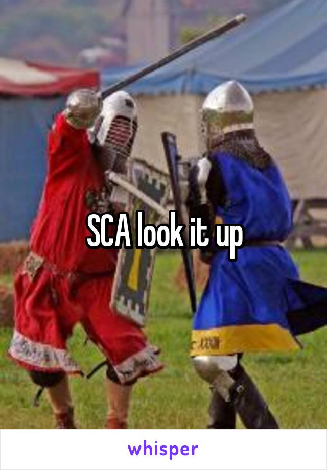 SCA look it up