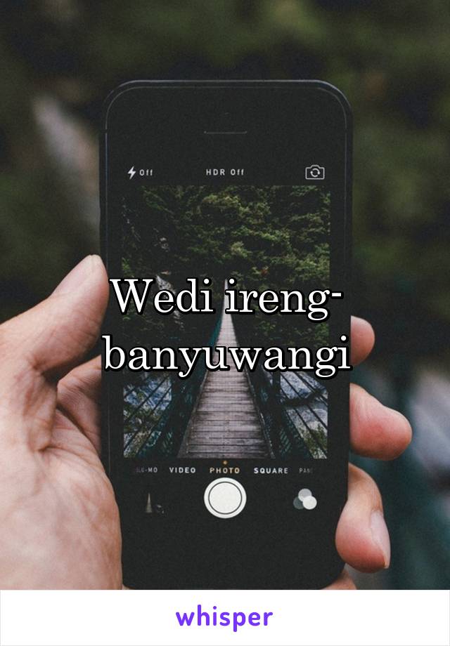 Wedi ireng- banyuwangi