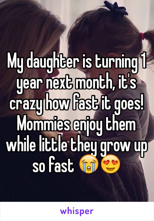 My daughter is turning 1 year next month, it's crazy how fast it goes!
Mommies enjoy them while little they grow up so fast 😭😍