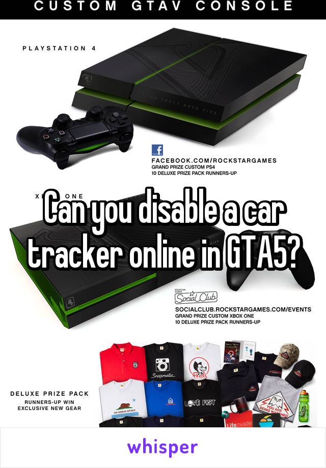 Can you disable a car tracker online in GTA5?