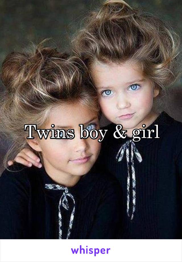 Twins boy & girl