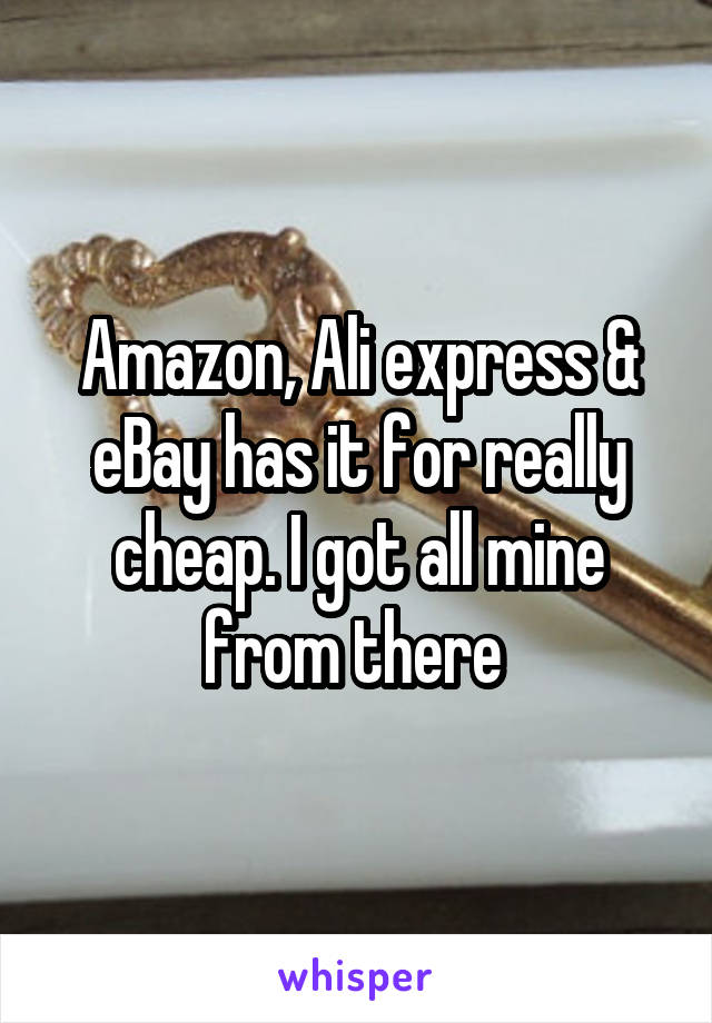 Amazon, Ali express & eBay has it for really cheap. I got all mine from there 