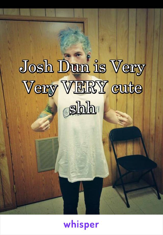 Josh Dun is Very Very VERY cute shh


