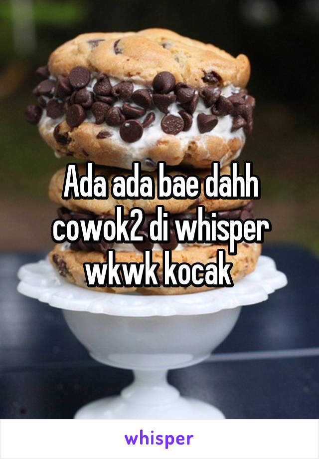 Ada ada bae dahh cowok2 di whisper wkwk kocak 