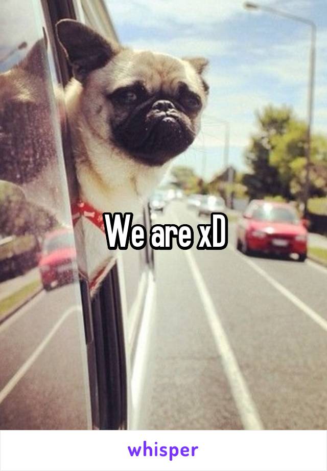 We are xD