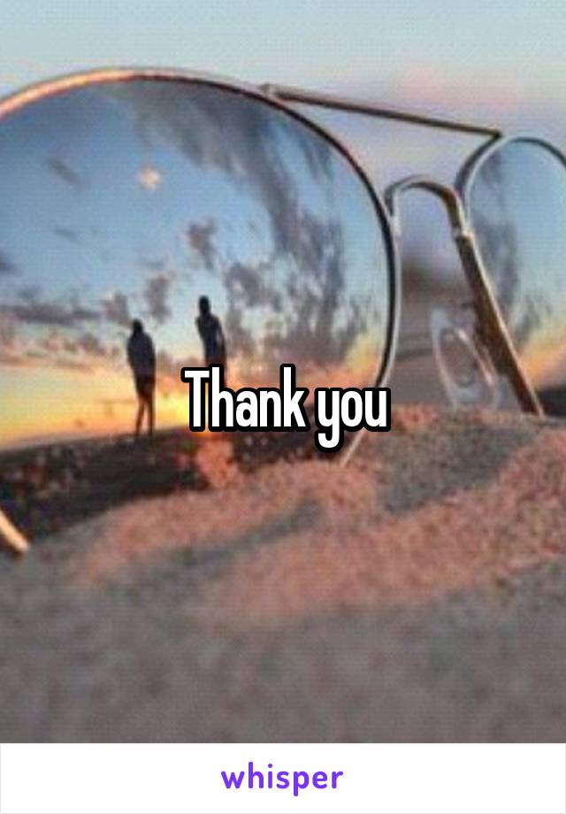 Thank you