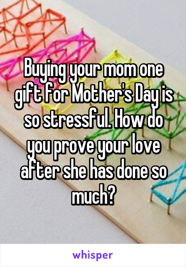 Buying your mom one gift for Mother's Day is so stressful. How do you prove your love after she has done so much?