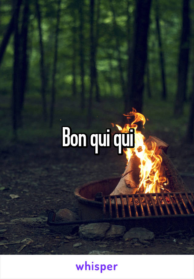 Bon qui qui