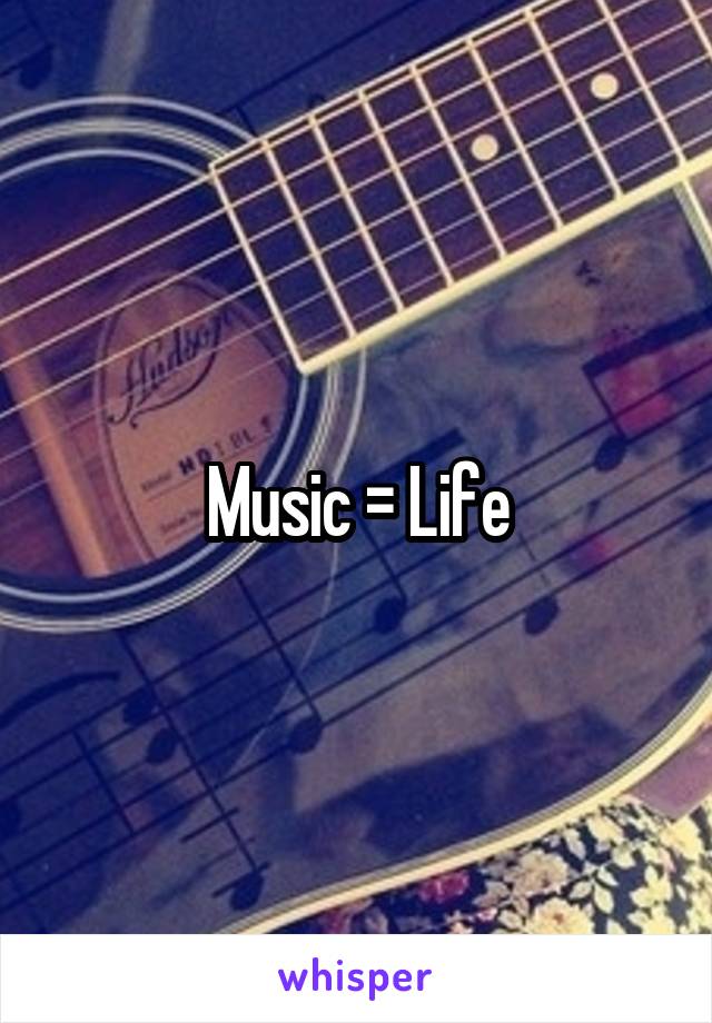 Music = Life