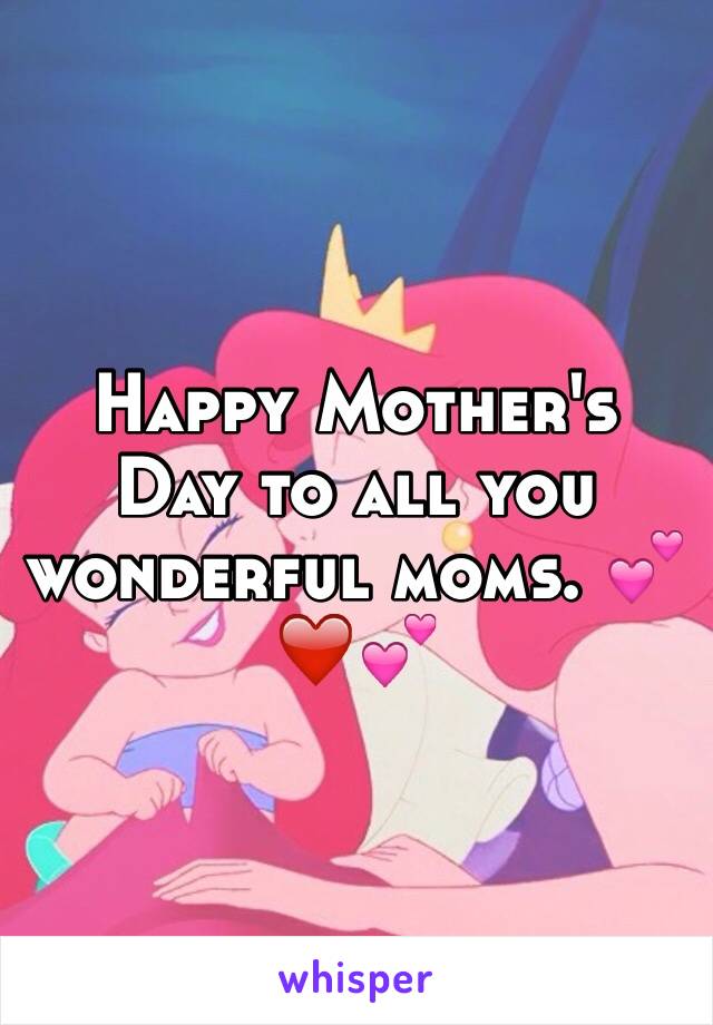 Happy Mother's Day to all you wonderful moms. 💕❤️💕