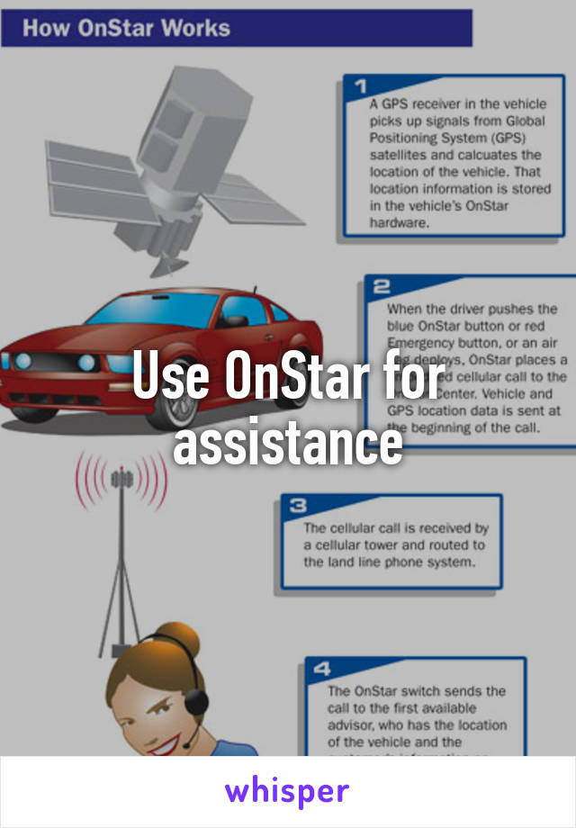 Use OnStar for assistance