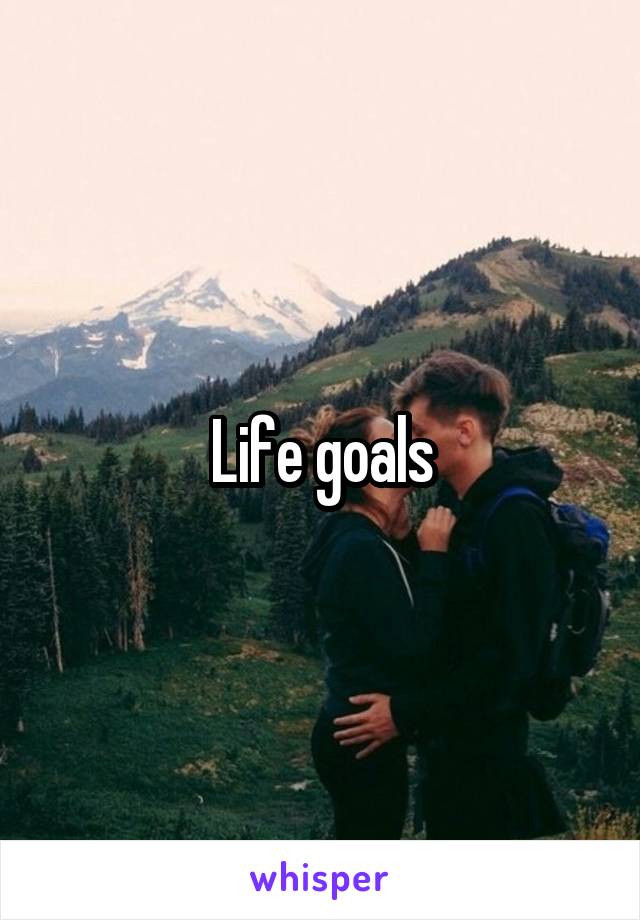 Life goals