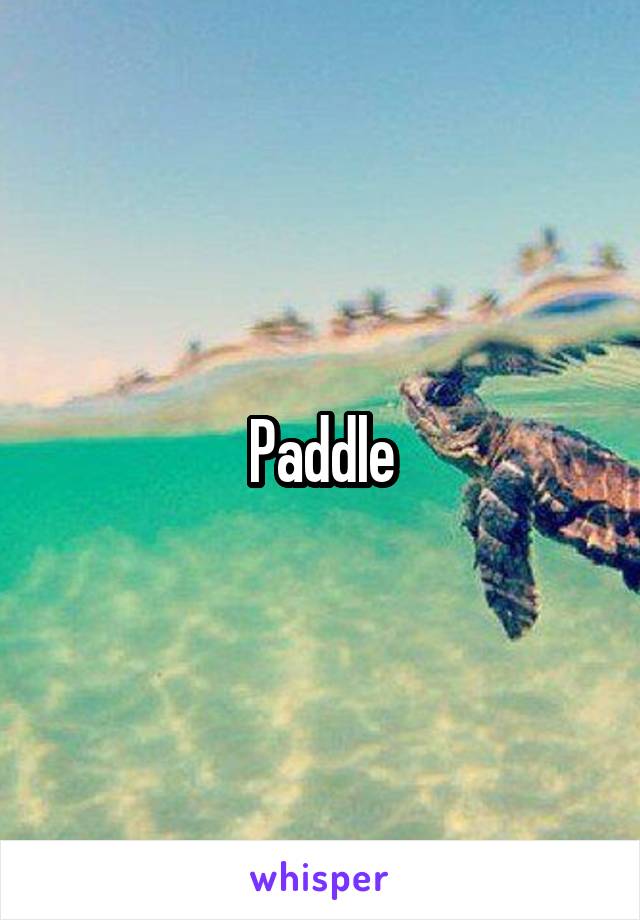 Paddle