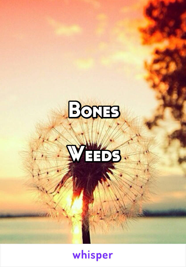 Bones

Weeds