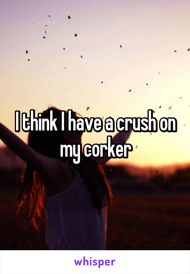 I think I have a crush on my corker