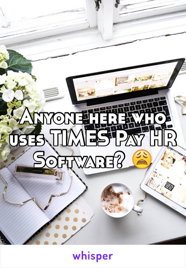 Anyone here who uses TIMES Pay HR Software? 😩