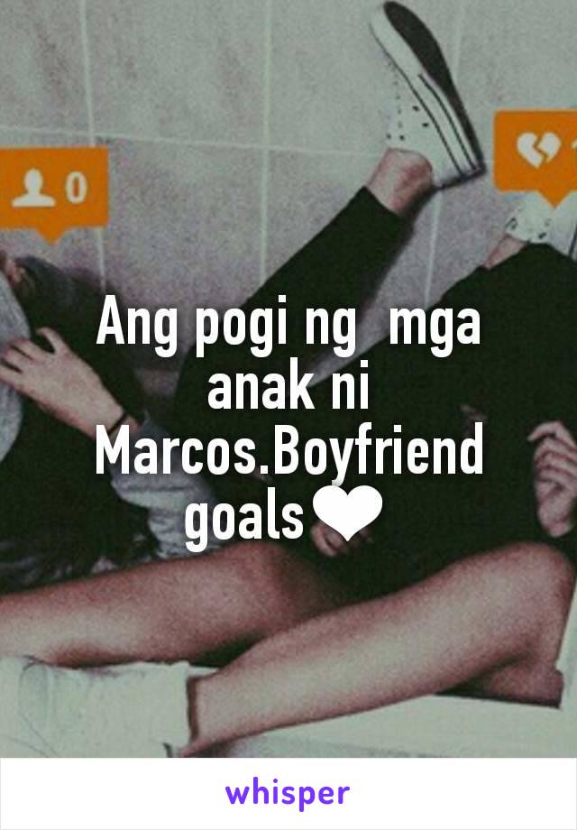 Ang pogi ng  mga anak ni Marcos.Boyfriend goals❤