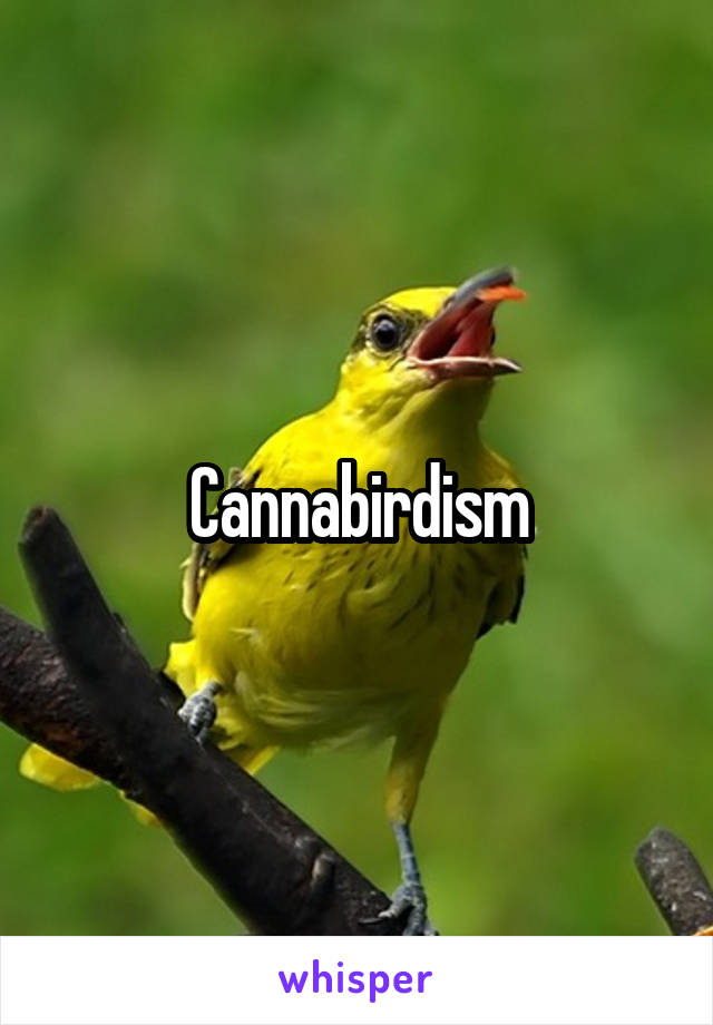 Cannabirdism