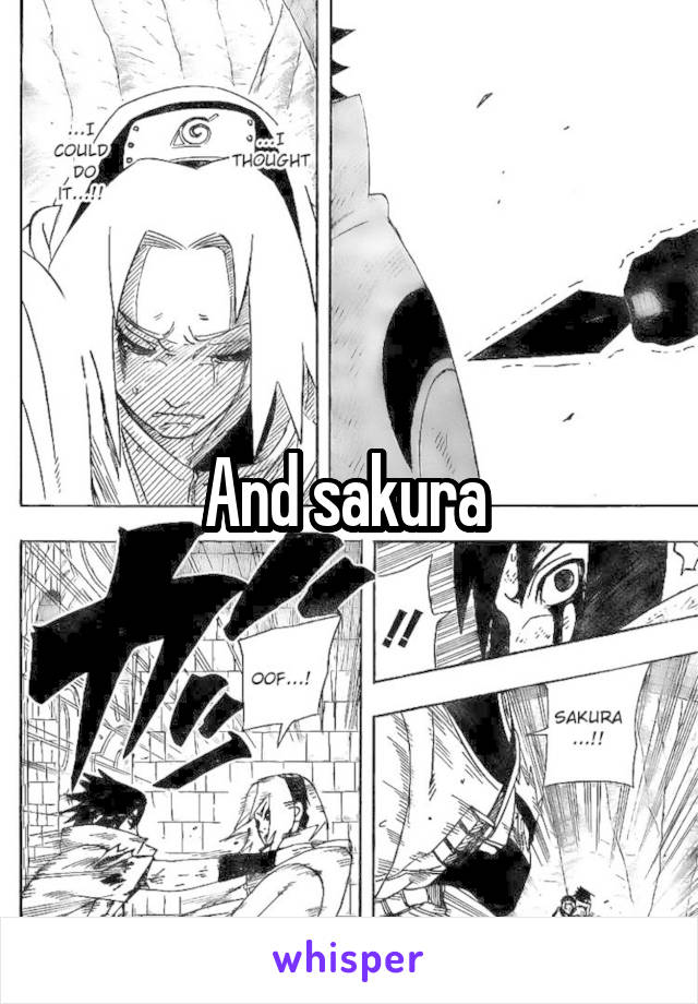 And sakura 