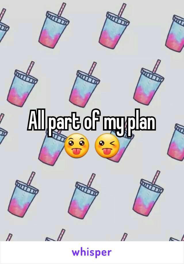 All part of my plan 😛😜