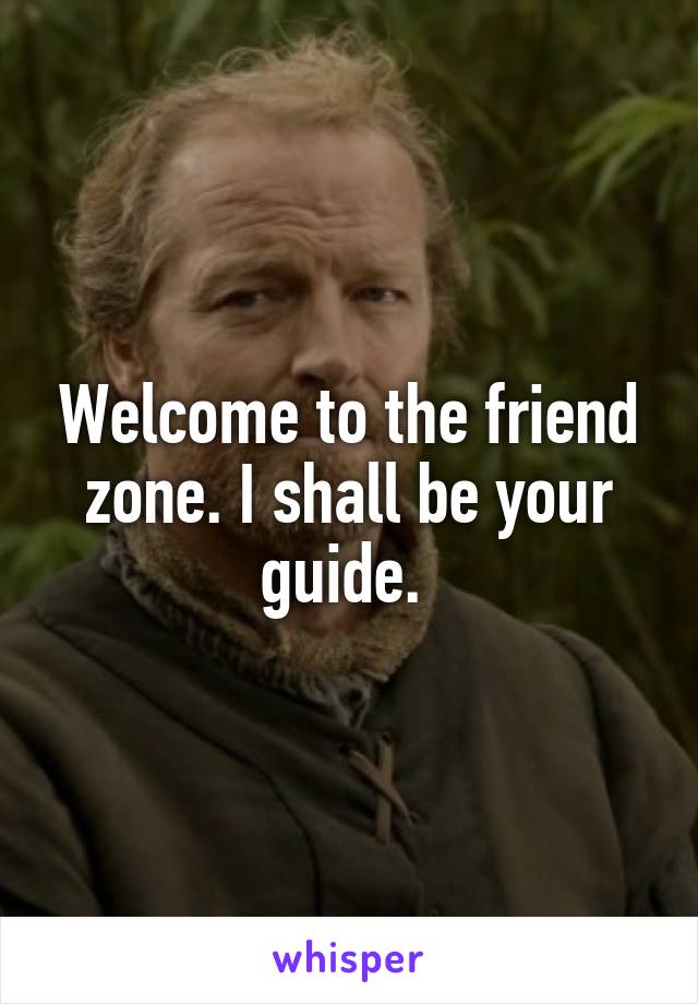 Welcome to the friend zone. I shall be your guide. 