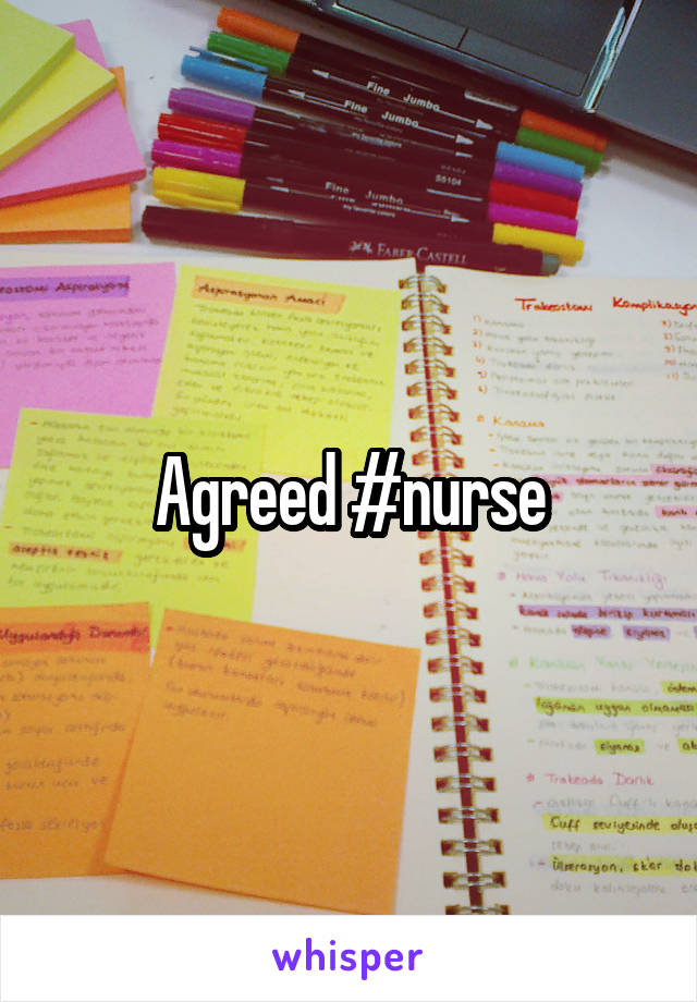 Agreed #nurse