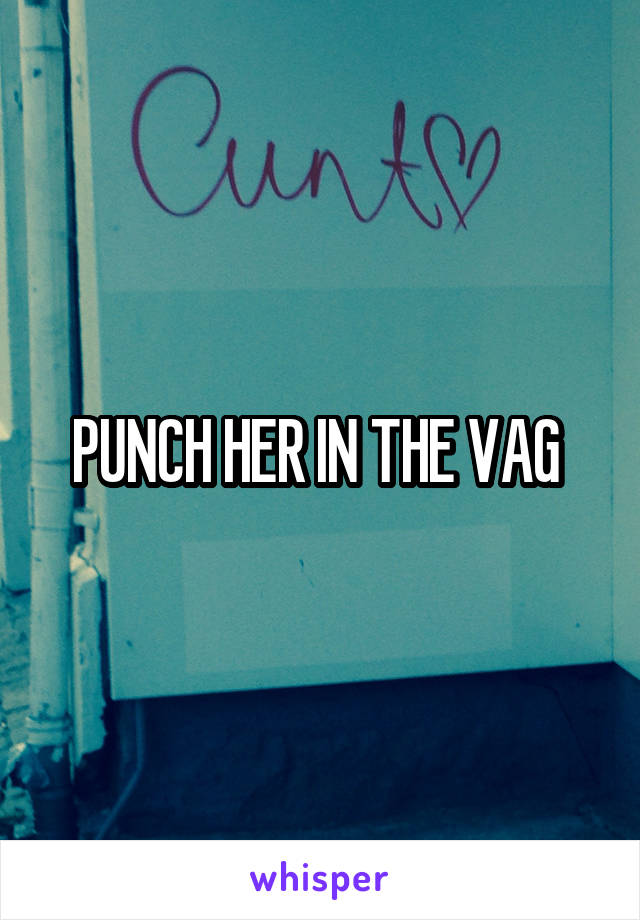 PUNCH HER IN THE VAG 