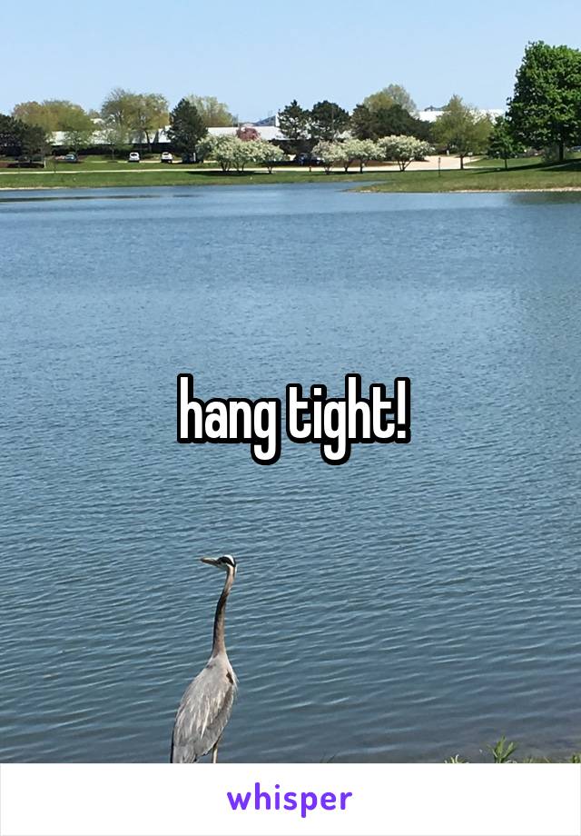 hang tight!