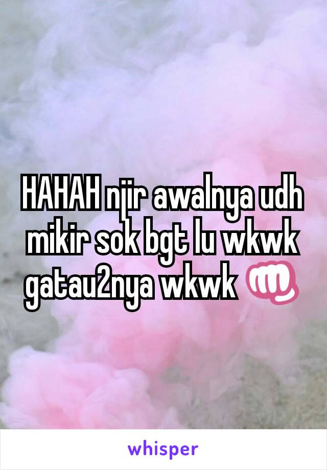 HAHAH njir awalnya udh mikir sok bgt lu wkwk gatau2nya wkwk 👊