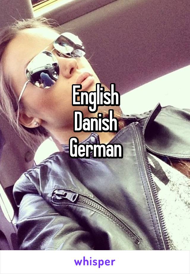 English
Danish
German
