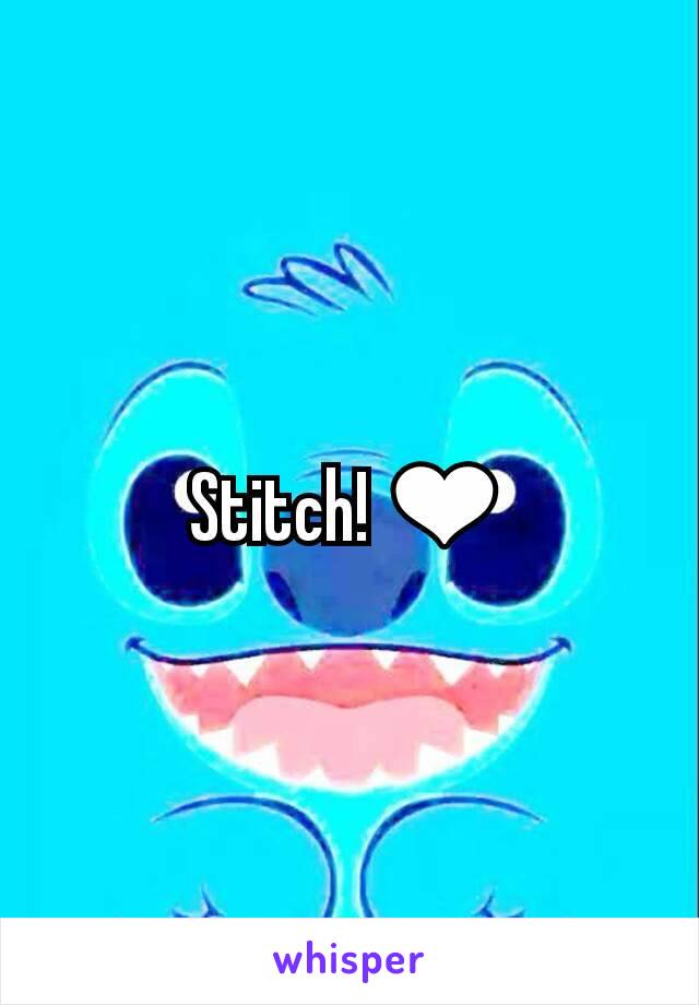 Stitch! ❤