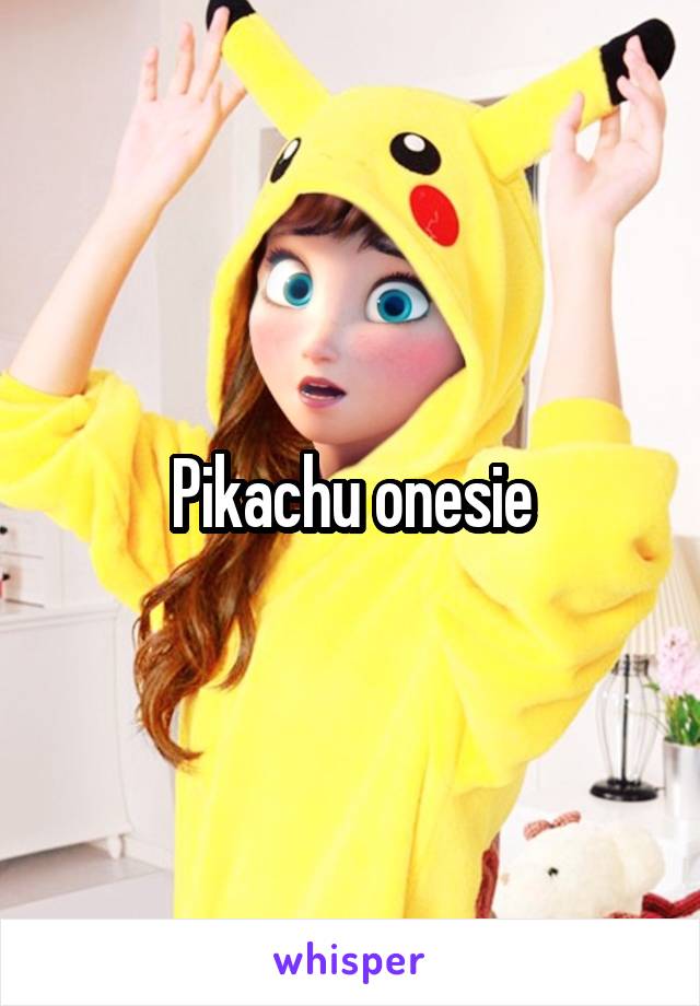 Pikachu onesie