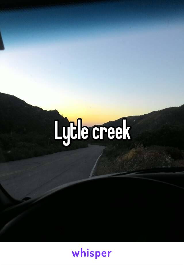 Lytle creek