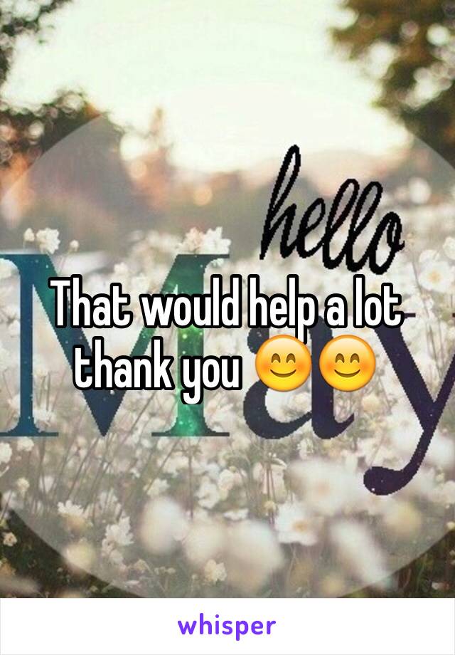 That would help a lot thank you 😊😊