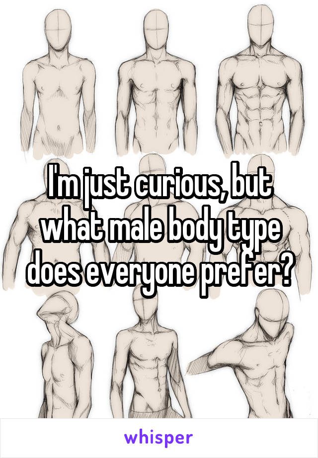 I'm just curious, but what male body type does everyone prefer?